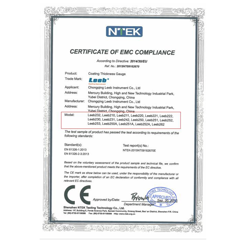 leeb里博涂層測厚儀TT260 磁性和渦流兩種測量