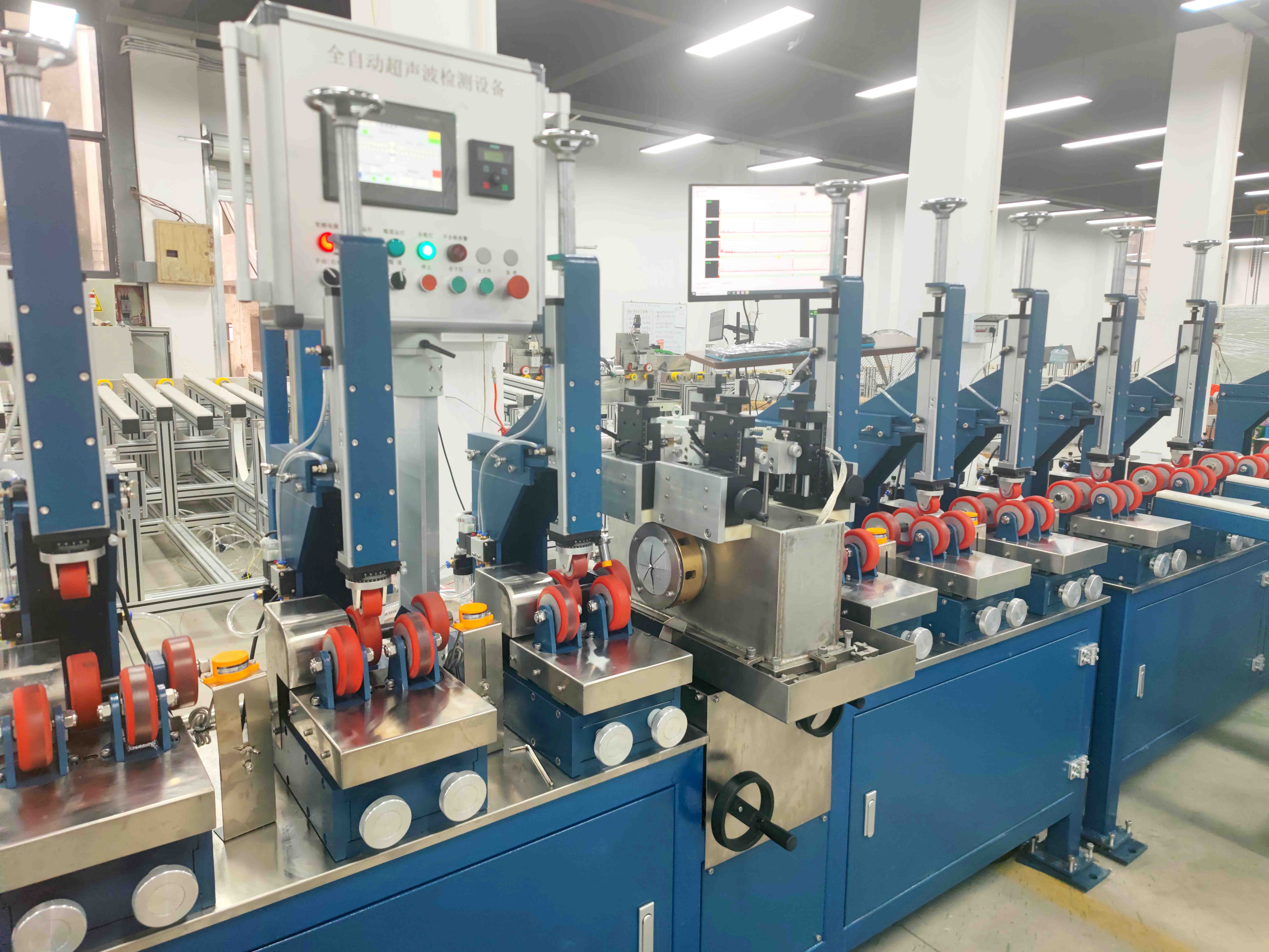 螺旋前進(jìn)超聲波檢測(cè)系統(tǒng) 管、棒材內(nèi)部表面及近表面缺陷檢測(cè)