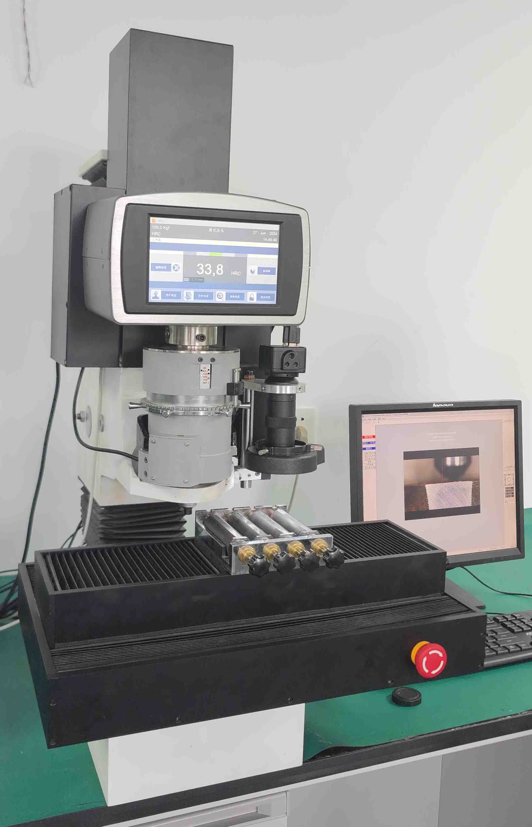 全自動(dòng)端淬硬度計(jì)測多件樣件硬度