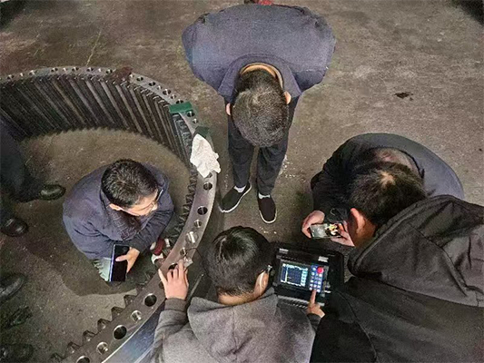 測(cè)無損滲碳層厚度，中高頻大型齒輪淬火層深度測(cè)量，回轉(zhuǎn)體支撐淬火層測(cè)量